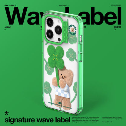 BIG CLOVER COVY-GREEN (Wave Label Clear Case)