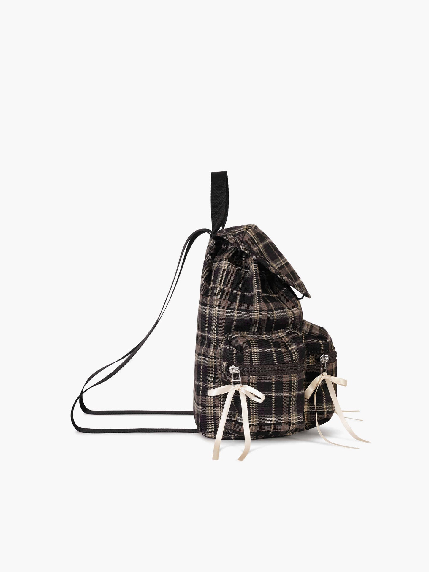 Fennec Berry Pocket Backpack - Check Brown
