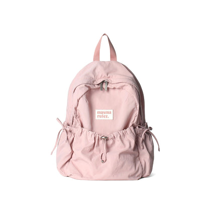 Masmarulez Mini ver. Ribbon Pocket Backpack_Pink