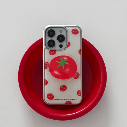 【Set】Mini Tomato Pattern (Silver Bumper) + Acrylic Tok
