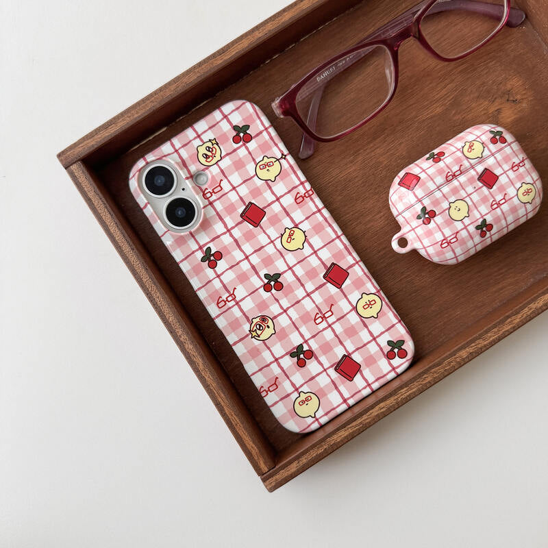 【新上架優惠🍋】Second Morning Glasses Checked Case (Hard 硬殼)