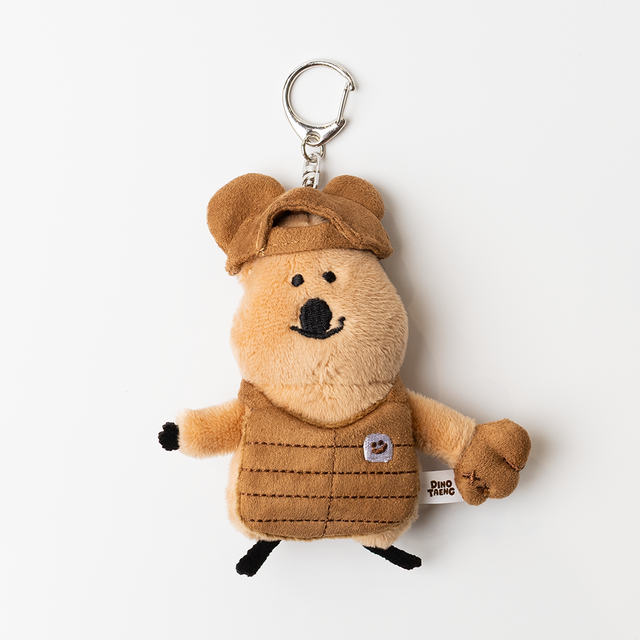 Dinotaeng Quokka Strike Flatfur Keyring (2款)