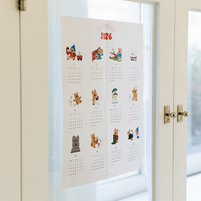 【新上架優惠!】Dinotaeng 2026 Calendar