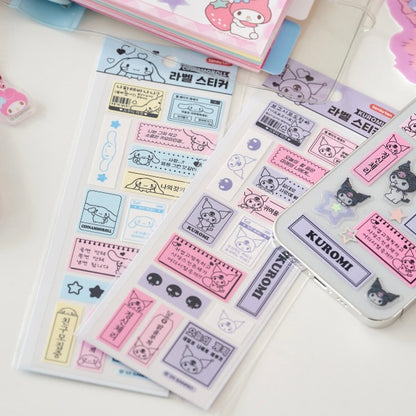 Sanrio Label Sticker (4款)