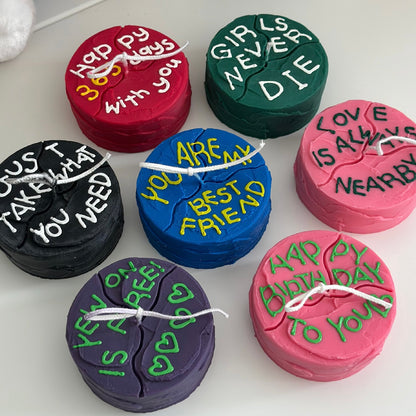 【自訂款】Lettering Cake Candle🎂蛋糕蠟燭