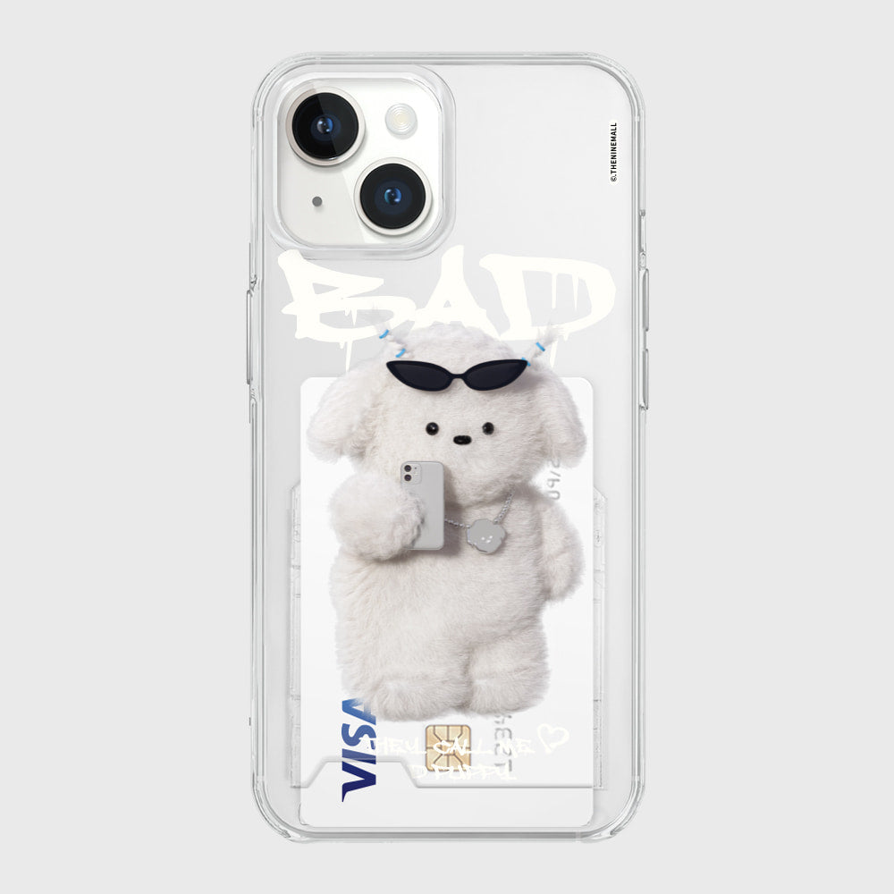 Bad Puppy Outfits Phone Case (Clear/Tank Clear/Clear Card Storage)