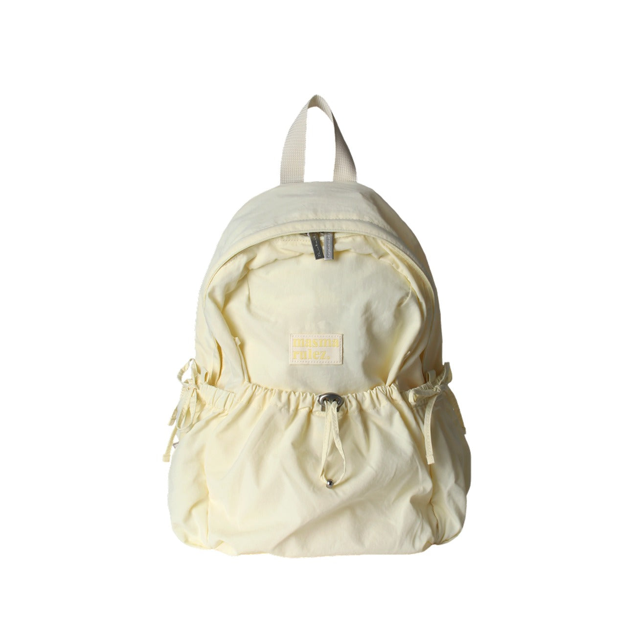 Masmarulez Mini ver. Ribbon Pocket Backpack_Cream Lemon