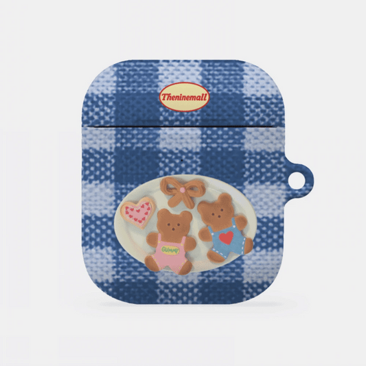 Gummy Cookie Check Pattern Airpods Case (Hard 硬殼)