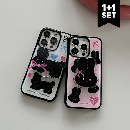 【Set】Pattern Black Windy (Epoxy Bumper) + Acrylic Tok