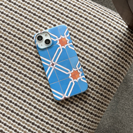 Old Blue Tile Phone Case (Hard 普通硬殼)