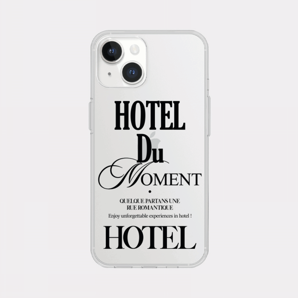 Hotel du moment Phone Case (Clear/Tank 透明/透明Tank款) (4色)