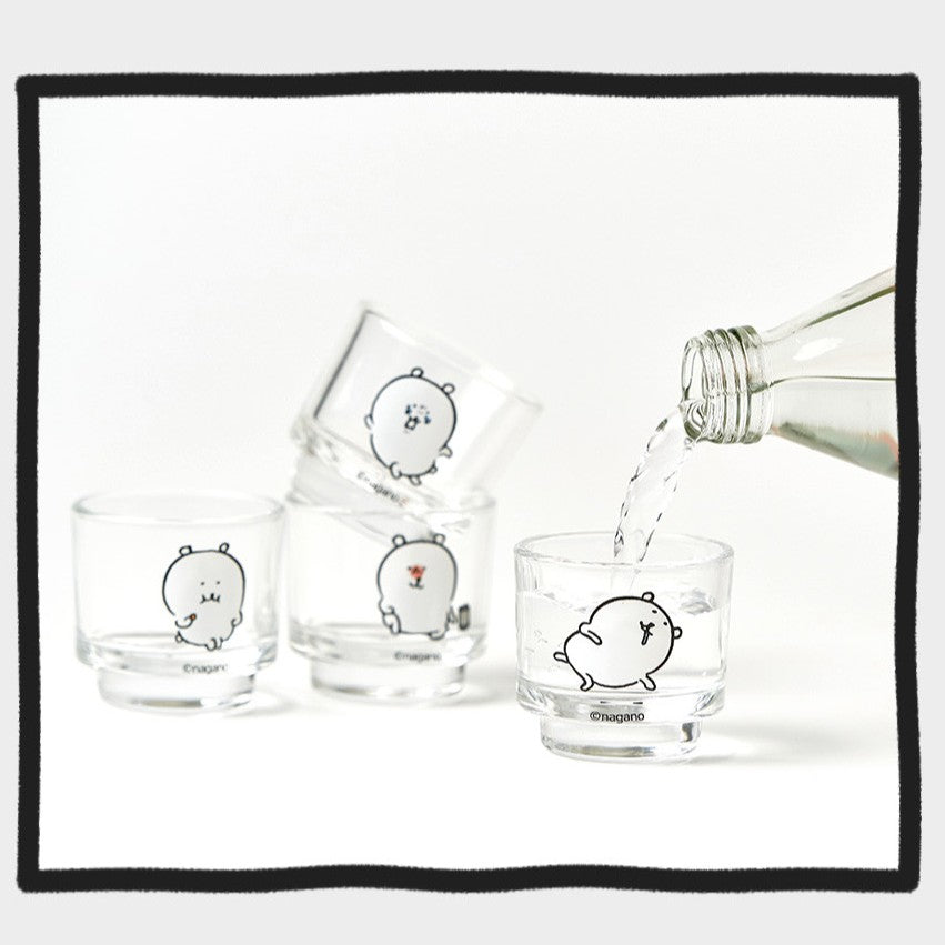 Joke Bear Mini Glass Cup Set 燒酒杯