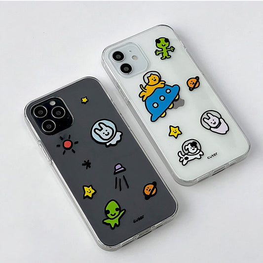 Cuter Space Travel Phone Case (Jelly/Jelly Hard/Jelly Tank)