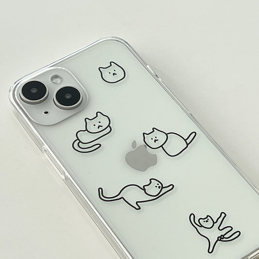 Cuter Cat's Life Phone Case (Jelly/Jelly Hard/Jelly Tank)