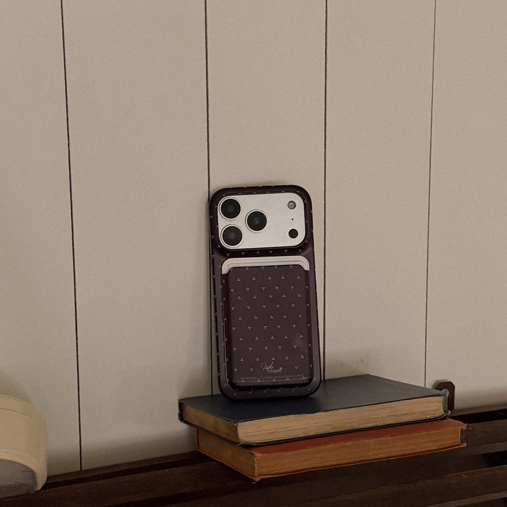 Minimal Dot Phone Case (Hard/Card Storage/Magsafe)
