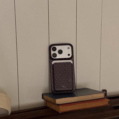 Minimal Dot Phone Case (Hard/Card Storage/Magsafe)