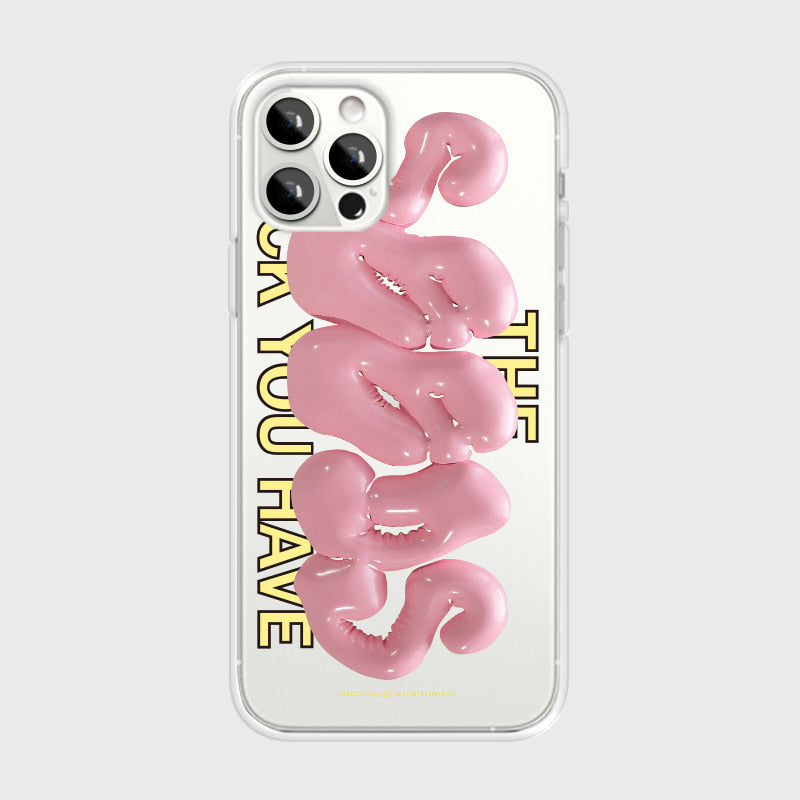 544 Seeds Pink Phone Case (Clear 透明殼)