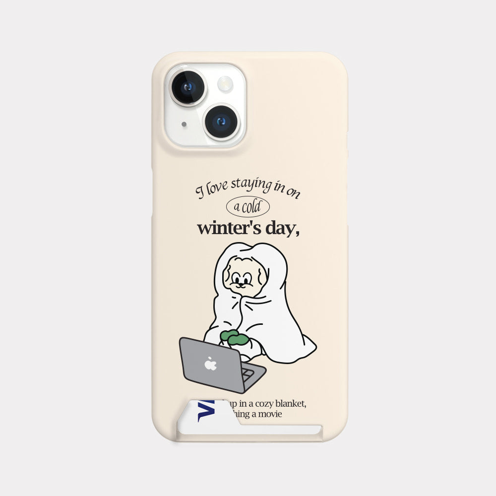 Rest At Home Butty Phone Case (Hard/Card Storage)