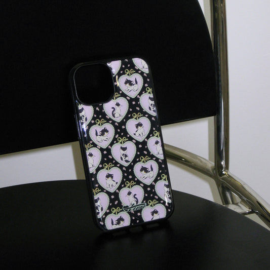 【預售~28/4】Twiner Kitty Black Phone Case (Epoxy)