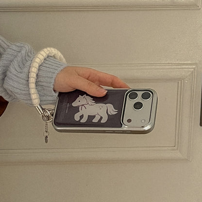 【Set】Magic Pony (Silver Bumper Case)+ 手機繩