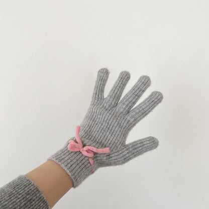 Bracket Table Ribbon Gloves (5色)