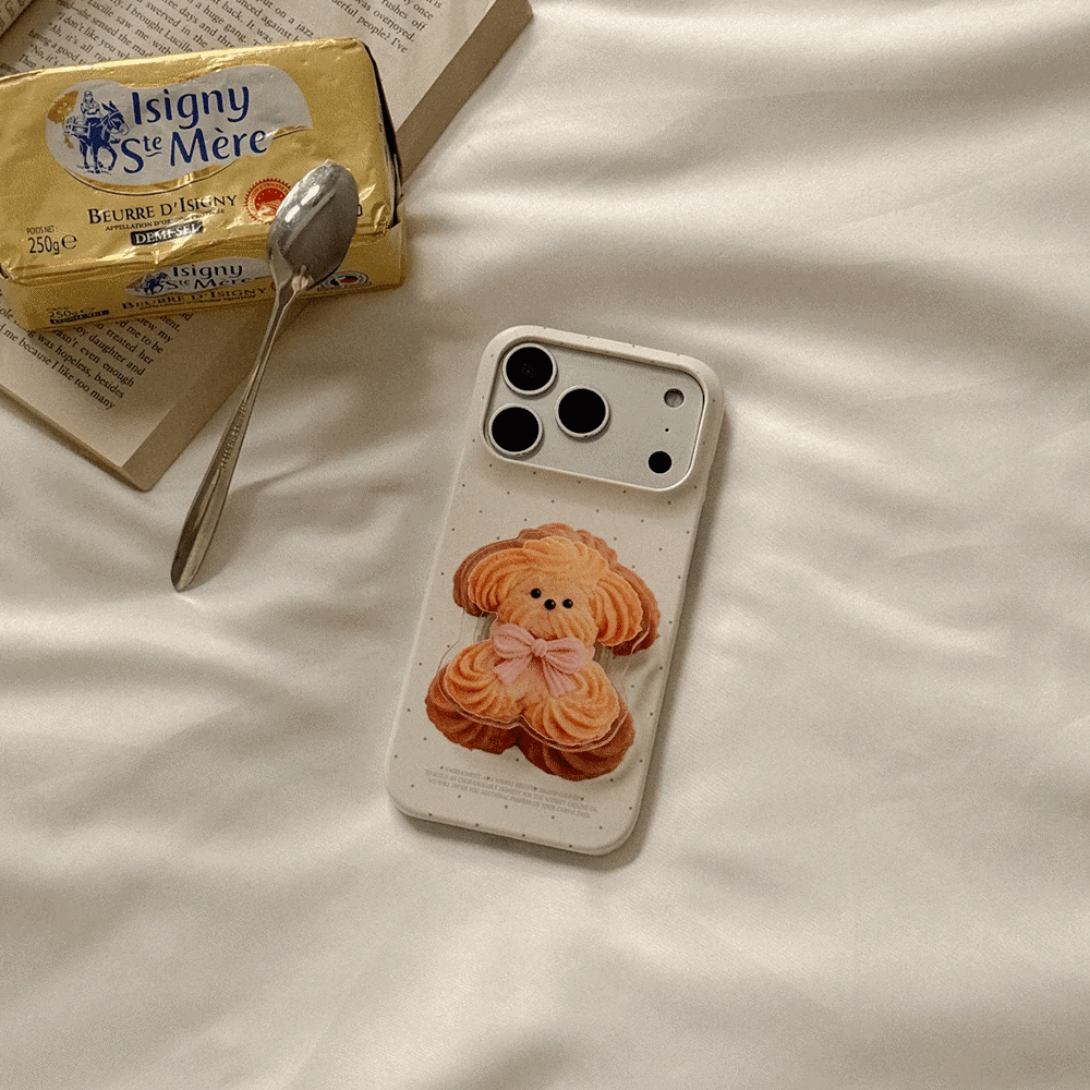 Butter Cookie Puppy Phone Case (Hard/Card Storage/Magsafe)