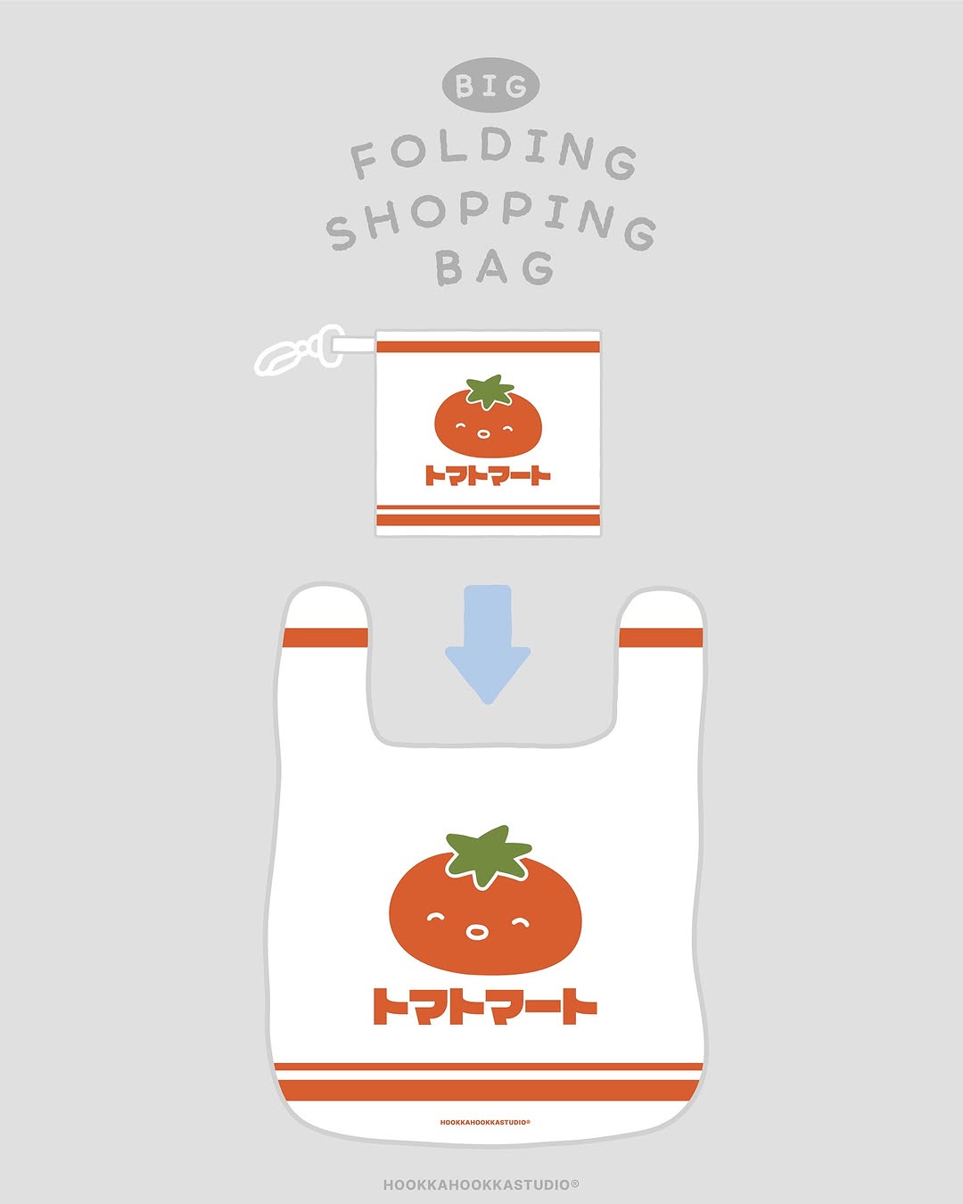 Hookka Hookka Studio Big Folding Shopping Bag