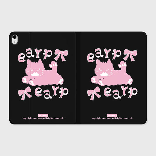 RIBBON PINK MERO-BLACK IPAD COVER