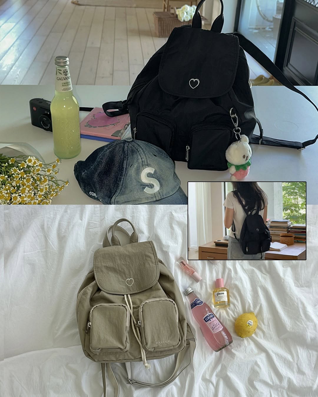 Mazzzzy signature mini backpack (2 colors)