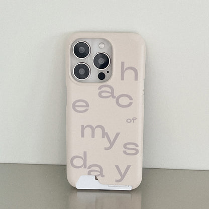 Each of Day Phone Case (Hard/Card Storage) (4色)