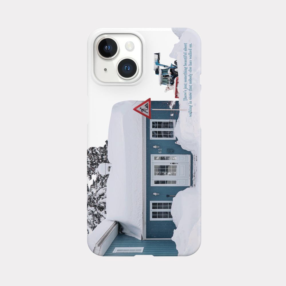 Beautiful Snow Pile Phone Case (Hard/Card Storage)