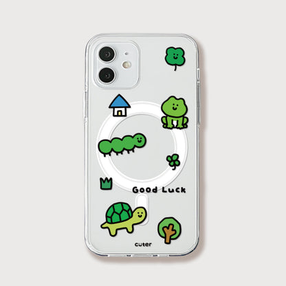 Cuter Green Drawing Magsafe Case