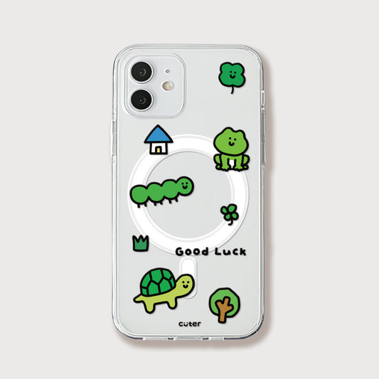 Cuter Green Drawing Magsafe Case