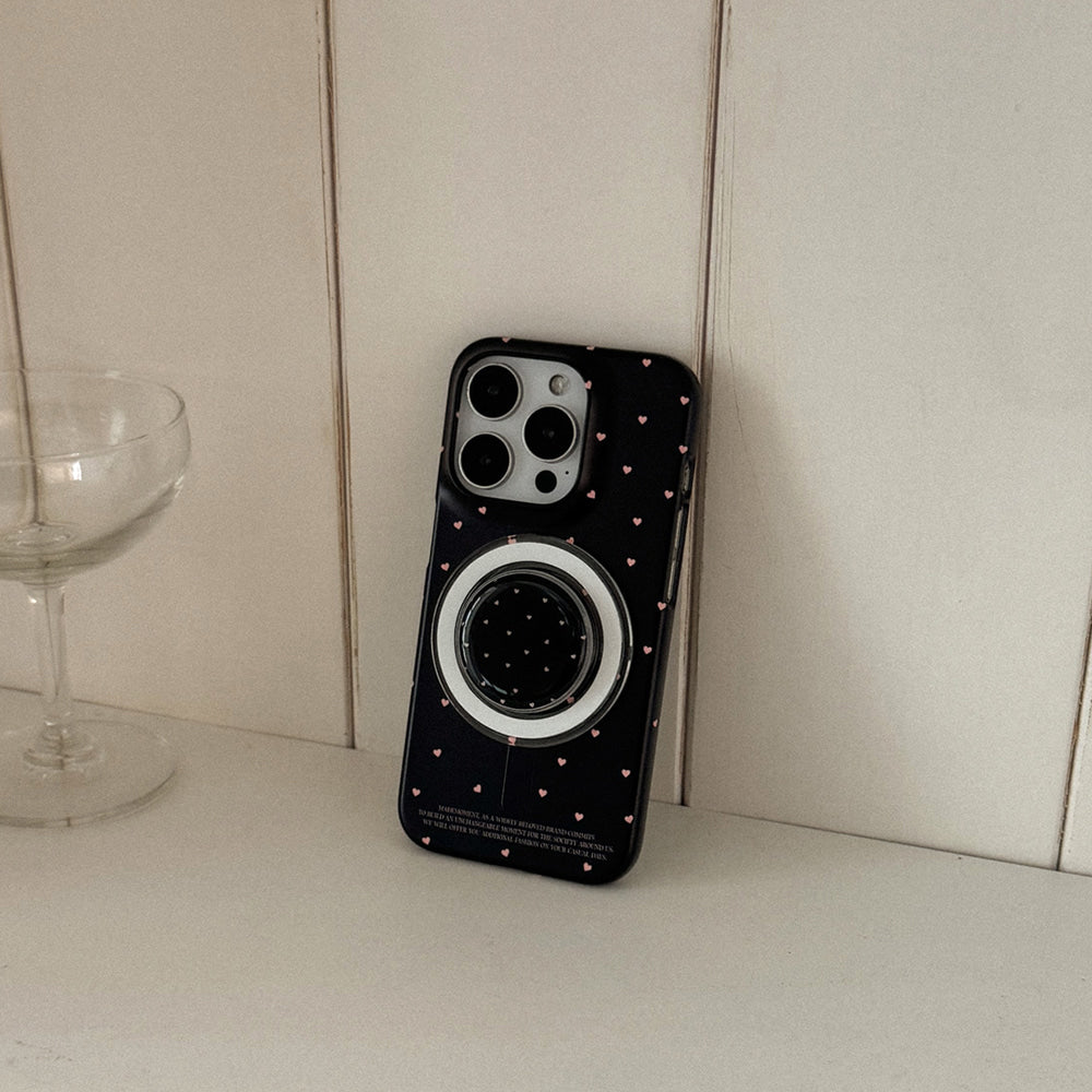 Dotty Love Phone Case (Hard/Card Storage/Magsafe) (4色)