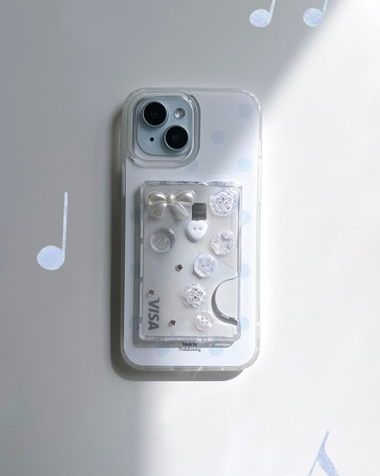 Peakdrawing Lily Button Magsafe Card Slot