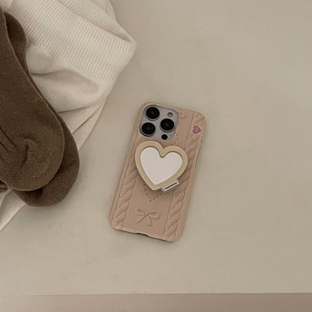 Bow My Heart Phone Case (Hard/Card Storage/Magsafe)