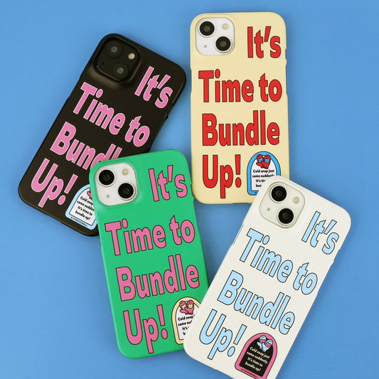 Time To Bundle Up Phone Case (Hard/Card Storage)