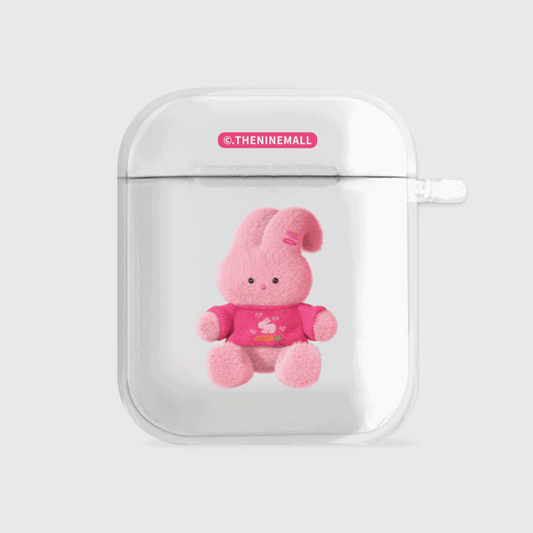 Pinki Knit Windy Airpods Case (Clear 透明殼)
