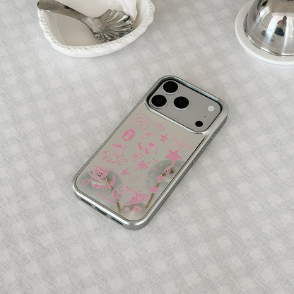 Windys Tea Time Doodle Phone Case (Mirror silver bumper case)