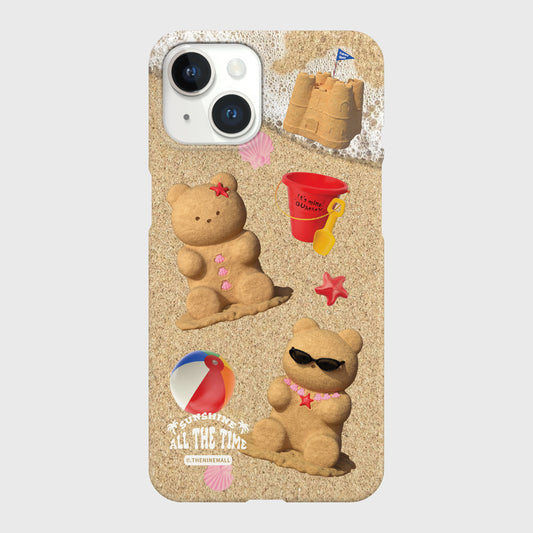 Pattern Sand Gummy Phone Case (Hard 普通硬殼)