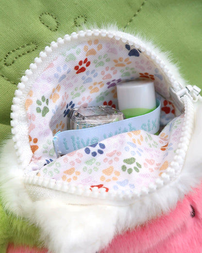 I live with six cats Watermelon Cat Teapot Pouch