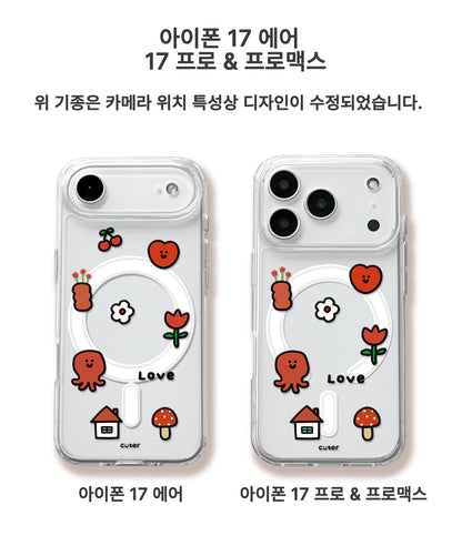Cuter Red Drawing Magsafe Case