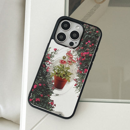 Summer Rose Mirror Bumper Case (鏡面殼)