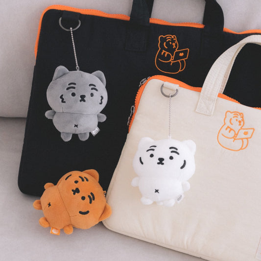 Muzik Tiger Fatty Mascot Keyring (3色)