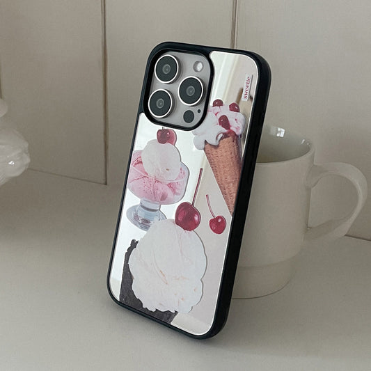 Sweet Cherry Mirror Bumper Case (鏡面殼)