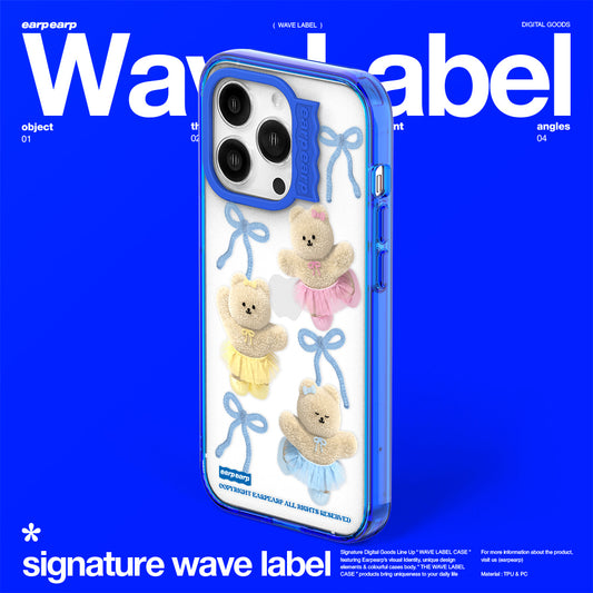 BALLERINA COVY-BLUE (Wave Label Clear Case)