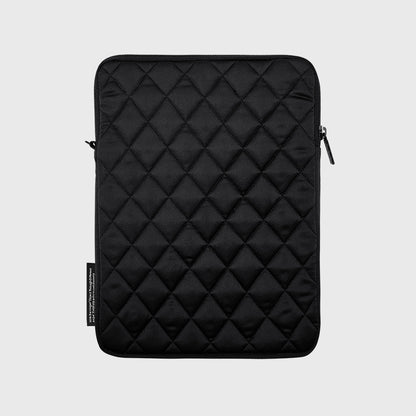 BLACK QUILTING MELO-BLACK IPAD POUCH (11 inch)