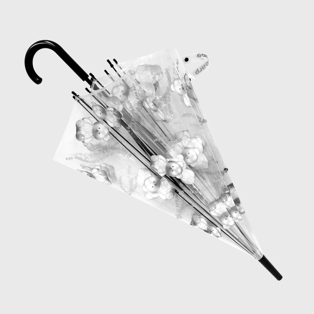 【現貨95折】STEEL COVY PATTERN-CLEAR UMBRELLA