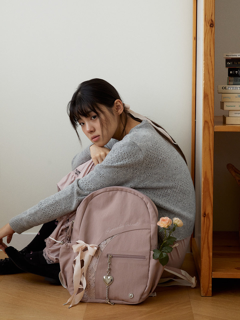Ovuni Romantique Sneaker Backpack_Nude pink