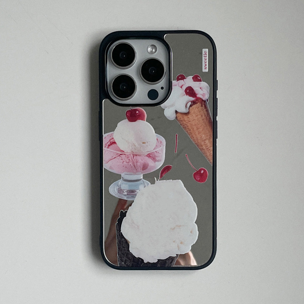 Sweet Cherry Mirror Bumper Case (鏡面殼)